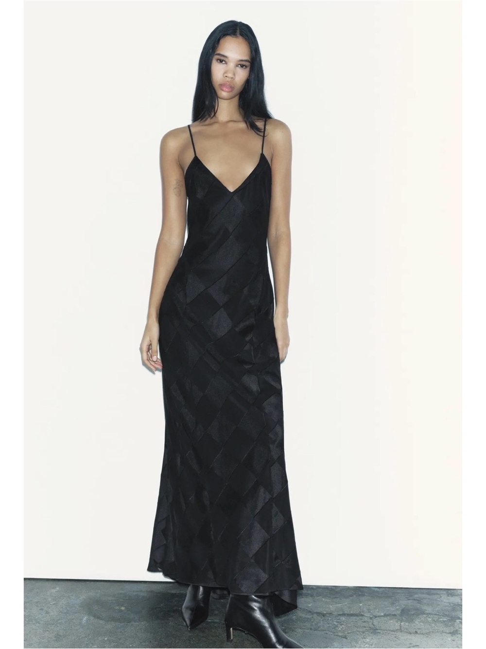 ZARA Combination Slip Dress XS